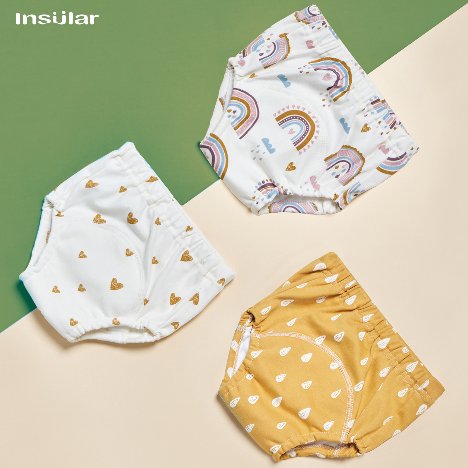 Cloth Diaper Insert - 3pcs/Lot Baby Cotton Training Pants Panties