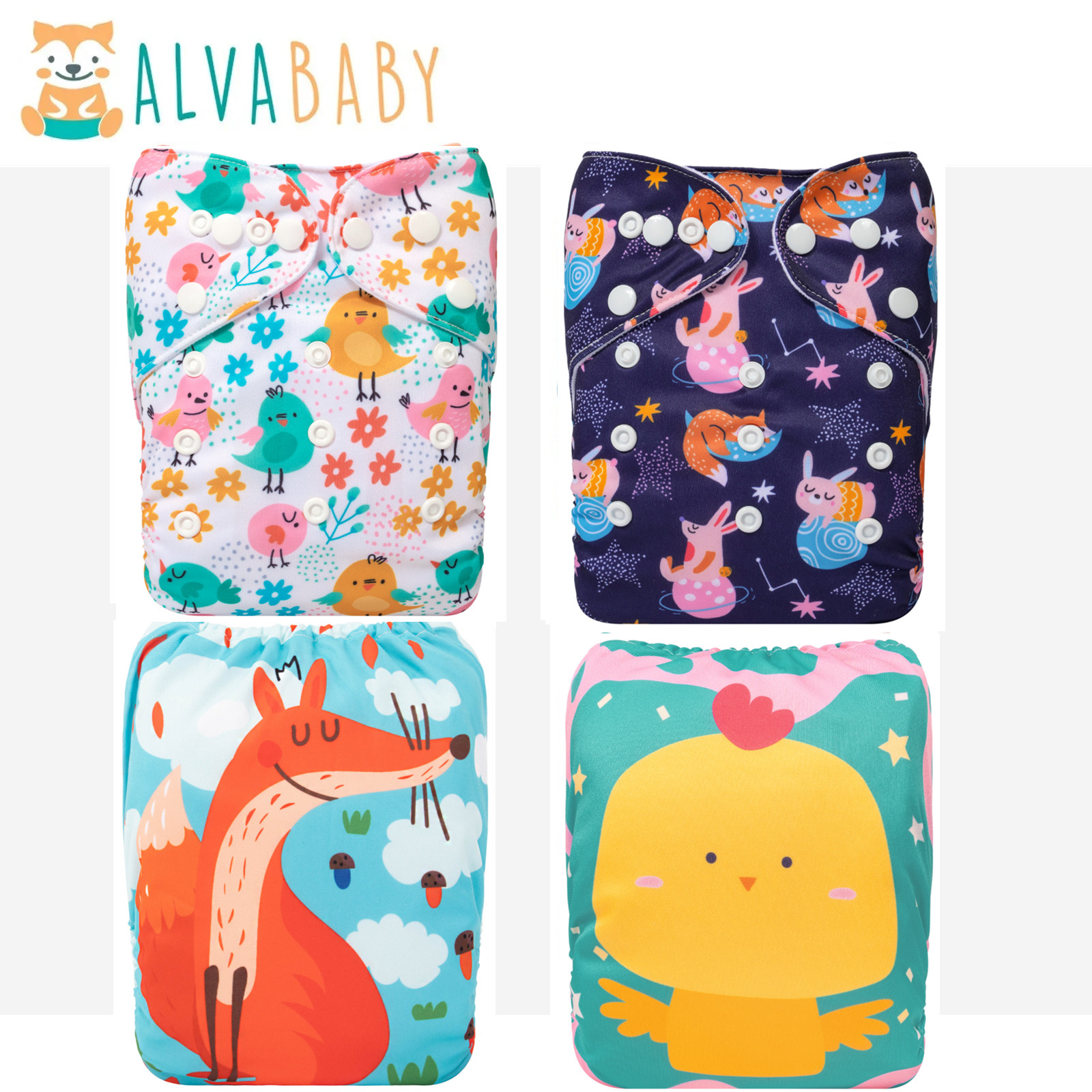 ALVABABY 1pc Pocket Diaper She – обзор и цена Cloth Diaper Insert