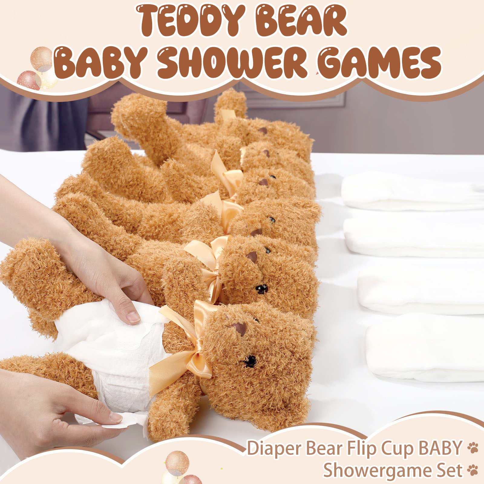 4/6/8/12 Sets Baby Shower Game – обзор и цена Cloth Diaper Insert