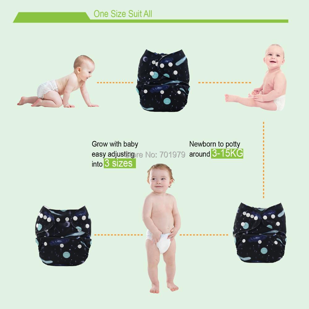 ALVABABY 3 diaper shells+3 Ins – обзор и цена Cloth Diaper Insert